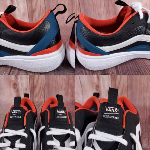 Vans Black and Blue Athletic Shoes - Picture 11 of 15